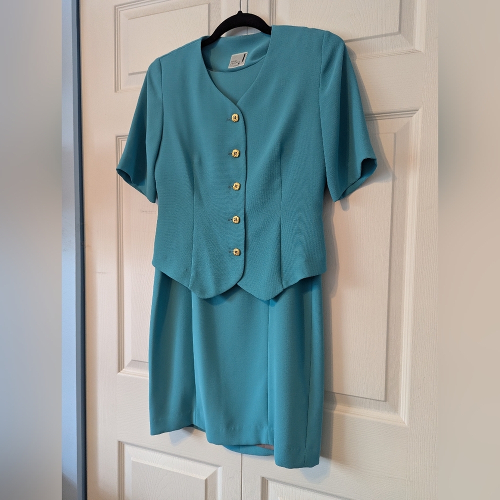 Vintage Petite Studio Canada 2 Piece Dress & Jacket Set - Picture 8 of 16